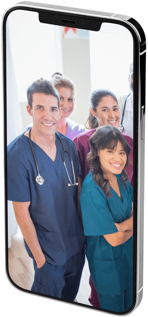 Team of Australian healthcare professionals happy with healthcare marketing