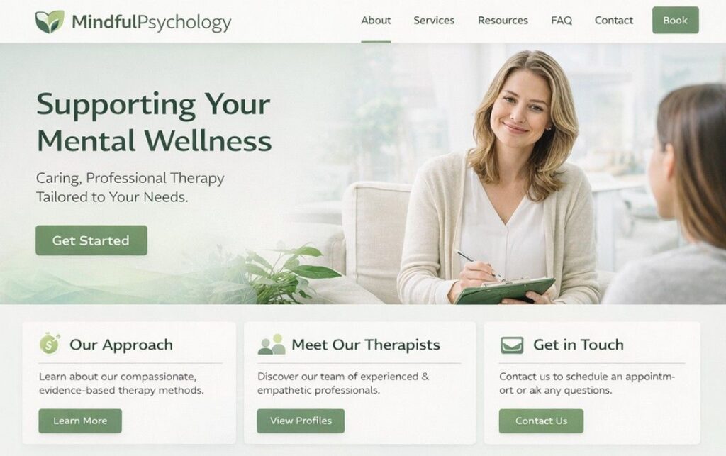 Green-Based-Colour-Schemes-for-Psychology-Websites